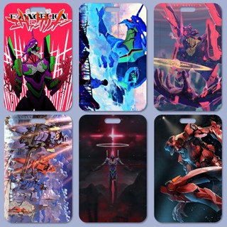 กระเป๋าใส่นามบัตร EVANGELION สไตล์เนี่ยน สําหรับเด็กผู้ชาย และผู้หญิง