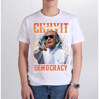 CHUVIT CHUWICK เสื้อชูวิทย์  ANTI CORRUPTION ผ้าฝ้าย 100% Bootleg T-shirt