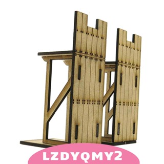 [Lzdyqmy2] โมเดลตัวต่อ 1/72 DIY สําหรับตกแต่งฉากสถาปัตยกรรม