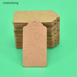 Nf ป้ายแท็กกระดาษ แบบแขวน สําหรับตกแต่งงานแต่งงาน ปาร์ตี้ 100 ชิ้น nobleflying