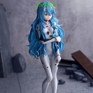 Usnow Ayanami Rei ฟิกเกอร์ PVC อนิเมะ NEON GENESIS EVANGELION Ayanami Rei สําหรับตกแต่งบ้าน