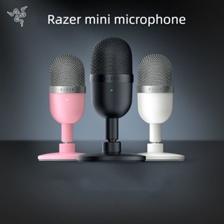 Youpin Razer Razer Magic Sound Siren ไมโครโฟนคริสตัล ขนาดเล็ก สีชมพู สําหรับเล่นเกมคอมพิวเตอร์