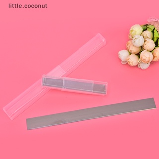 [little.coconut] ชุดใบมีดตัดดินเผา โพลิเมอร์ สเตนเลส 4 นิ้ว 8 นิ้ว 2 ชิ้น