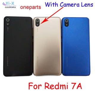  ฝาครอบแบตเตอรี่ด้านหลัง พร้อมเลนส์กล้อง สําหรับ Xiaomi Redmi 7A