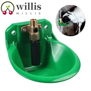 Willis ชามน้ําพุ พลาสติก สีเขียว สําหรับฟาร์มแกะ แกะ สัตว์