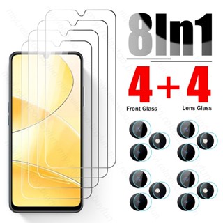 8In1 Realmi C51 4G Tempered Glass Screen Protector Cover For RealmeC51 Realme C51 C 51 51C 4G 2023 Camera Protective Glass Films