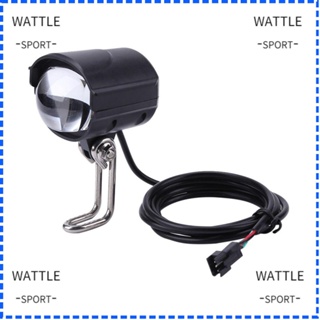 Wattle ไฟหน้าสกูตเตอร์ไฟฟ้า LED ประหยัดพลังงาน พร้อมแตร