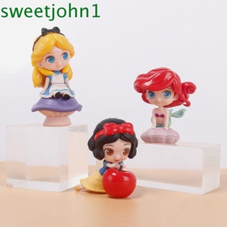 Sweetjohn ฟิกเกอร์ PVC อนิเมะเจ้าหญิงอลิซ Q Version ของขวัญคริสต์มาส สําหรับตกแต่งรถยนต์