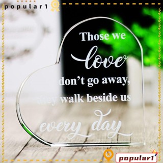 Popular แก้วคริสตัลใส รูปหัวใจ ของขวัญ สําหรับคุณแม่