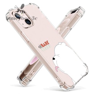 เคสโทรศัพท์มือถือ TPU แบบใส กันกระแทก ลาย We Bare Bears สําหรับ Samsung Galaxy S10e S10 Lite S20 Ultra S20 Fe S10 Plus