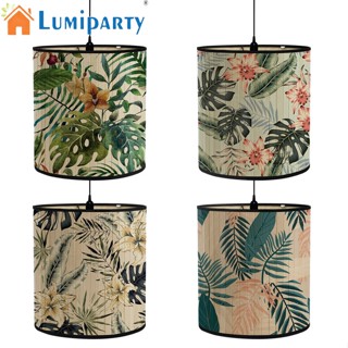 Lumiparty โคมไฟไม้ไผ่ สีเขียว สไตล์เรโทร สําหรับตกแต่งบ้าน