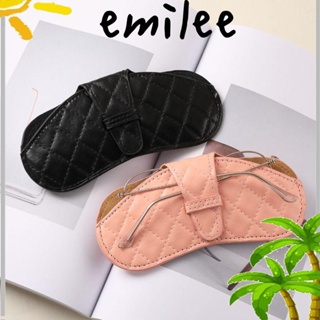 Emilee เคสแว่นตา หนัง PU แบบพกพา สะดวก