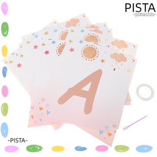 Pista ธงแบนเนอร์ ลายสายรุ้ง น้ําหนักเบา 7.87 นิ้ว x 6.3 นิ้ว สําหรับตกแต่งวันเกิดเด็ก 2 ชิ้น