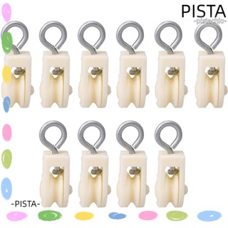 Pista ตะขอเหล็กพลาสติก แบบเดี่ยว สําหรับแขวนล้อน้ํา 10 ชิ้น