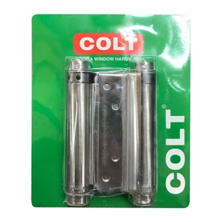 JC Mart  บานพับประตูสปริงสเตนเลส 304 (2 หน้า) COLT รุ่น 2 ขนาด 4 นิ้ว (แพ็ค 2 ชิ้น) สีสเตนเลส