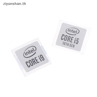 Ziyunshan สติกเกอร์ฉลาก 10th Generation Core i5 i7 i9 สําหรับตกแต่งสมุดโน้ต DIY 5 ชิ้น