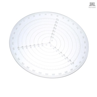 เครื่องมือเข็มทิศอะคริลิคใส ทรงกลม สําหรับวาดภาพไม้ เส้นผ่าศูนย์กลาง TOLO-9.7
