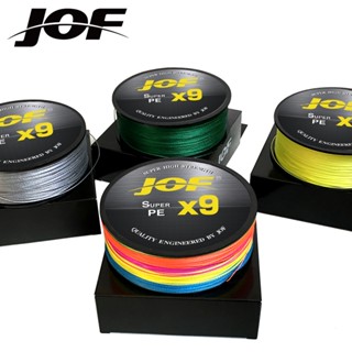 Jof X9 สายเอ็นตกปลา PE แบบถัก 9 เส้น 300 ม. 500 ม. 20 ถึง 80 ปอนด์