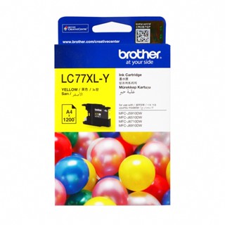 Brother ตลับหมึกอิงค์เจ็ท LC-77XL Y สีเหลือง