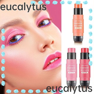 Eucalytus1 บลัชออนเนื้อครีม สีชมพูเชอร์รี่ กันน้ํา พร้อมแปรง