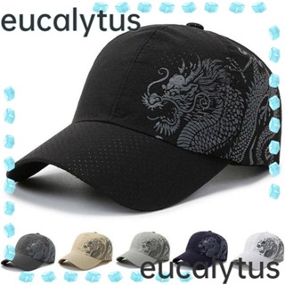 Eucalytus1 หมวกเบสบอล กันแดด เรียบง่าย สําหรับผู้ชาย