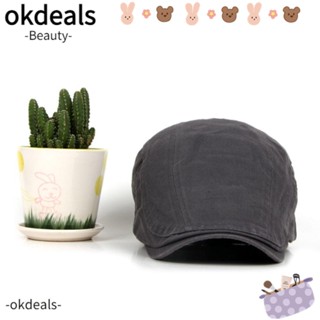 Okdeals หมวกแก๊ป ผ้าฝ้าย กันแดด สําหรับผู้ชาย