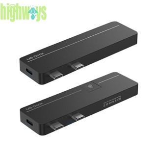 อะแดปเตอร์ฮับ Type-C คู่ สําหรับ Surface Pro x Pro8 USB [highways.th]