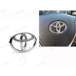 ใหม่ สติกเกอร์โลโก้ สําหรับติดตกแต่งพวงมาลัยรถยนต์ Toyota