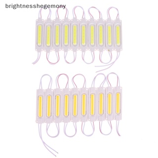 Bgth โมดูลไฟสัญญาณเตือน LED 12V สว่างมาก สําหรับติดด้านข้างรถบรรทุก รถบัส รถพ่วง 10 ชิ้น