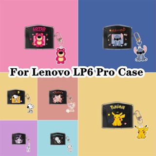 【ของแท้】เคสหูฟัง แบบนิ่ม แบบใส ลายนักบินอวกาศ สําหรับ Lenovo LP6 Pro LP6 Pro