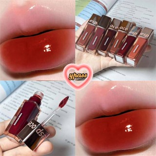 CYREAL CYREAL Pinkyfocus Mirror Lip Glaze Long Wearing Transparent Tube Glass Lip Gloss Whitening Without Lip Wrinkles, Not Touching Cup