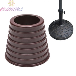 【COLORFUL】Wedge Plug Patio Table Hole Opening Silicone Umbrella Cone Table Rubber Cover