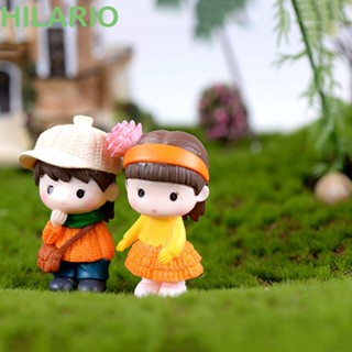 Hilario ของเล่นบ้านตุ๊กตาเรซิ่นน่ารัก DIY สําหรับเด็กผู้หญิง