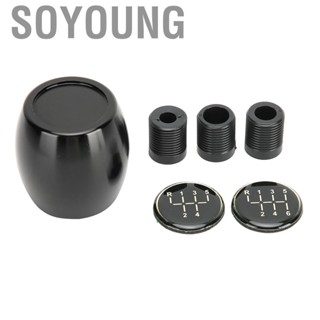 Soyoung car accessories araba aksesuar 5/6 Speed Manual Shift Knob Gear Shifter Universal Car Accessory with 3 Adapters door lock