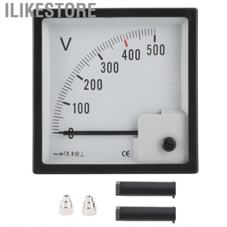 Ilikestore Voltmeter Volts Meter Right Angle Pointer Gauge AC 0‑500V Boat Cabin Dash Instrument