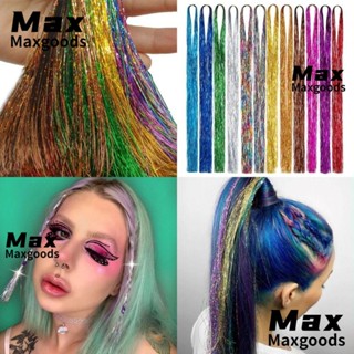 Maxg ชุดต่อผม แบบแบน 12 สี ใช้ง่าย ใช้ซ้ําได้ หลากสี