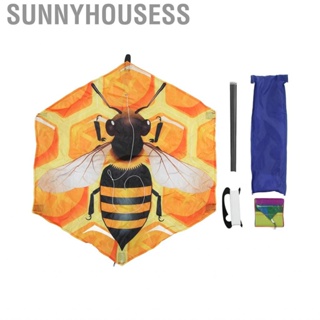 Sunnyhousess New (for Kids ChildrenOutdoors Cartoon Kite Bee Pattern With 100 Meter Line