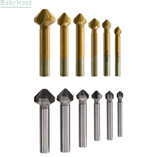 【Big Discounts】Titanium Coated 3 Flute Countersink Drill Bit Set for Precise Machining#BBHOOD