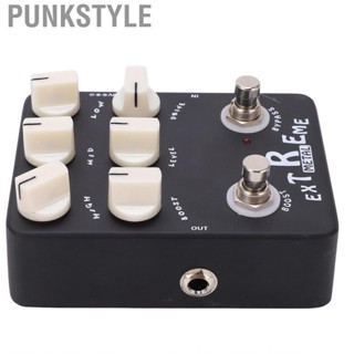 Punkstyle Bypass Single Block Effects  25mA Classic Paint Finish JF-17 Metal Distortion Effect Pedal 3 Band EQ with  Flash for Electric Guitar Guitarist