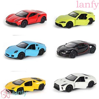 PORSCHE Lanfy โมเดลรถพอร์ช โลหะผสม 1:43 1:43 ของเล่นสําหรับเด็ก