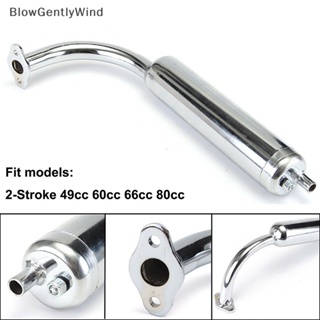 Blowgentlywind ท่อไอเสียโครเมี่ยม 2 จังหวะ 49cc 60cc 66cc 80cc สําหรับรถจักรยาน BGW