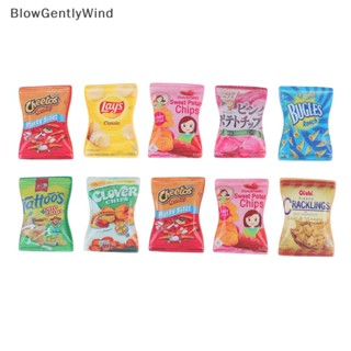 Blowgentlywind ลูกอมจําลอง ขนาดมินิ 1:12 1:6 สําหรับตกแต่งบ้านตุ๊กตา ห้องครัว 10 ชิ้น BGW