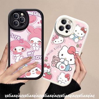 เคสโทรศัพท์มือถือ Tpu นิ่ม ลายการ์ตูนเฮลโลคิตตี เมโลดี้น่ารัก สําหรับ Redmi A1 10C 9A 9C 12C K40s 10 10A 9T 9 A2 Redmi Note 11 9s Pro+ 11s 9 10 Pro 8 10s Mi 11 Lite POCO X3 M3 NFC เคสโทรศัพท์