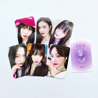 โปสการ์ดโลโม่การ์ด บุกํามะหยี่ สีแดง Irene Yeri Joy Wendy Seulgi Kpop 6 ชิ้น ต่อชุด