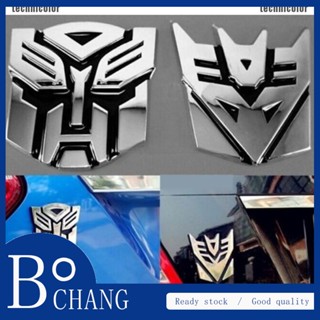 Bc สติกเกอร์โลโก้ Transformers 3D สําหรับตกแต่งรถยนต์