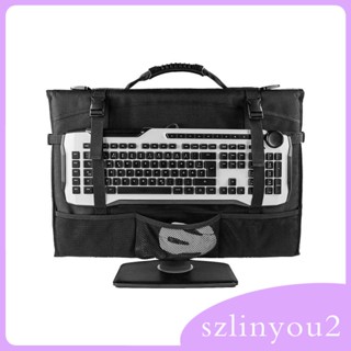 [szlinyou2] กระเป๋าเก็บหน้าจอคอมพิวเตอร์ กันฝุ่น หลายช่อง สําหรับเดินทาง