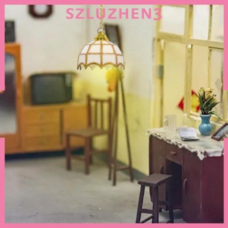 [Szluzhen3] โคมไฟติดเพดาน ขนาดเล็ก 1/12 สําหรับตกแต่งสวน ภูมิทัศน์ขนาดเล็ก