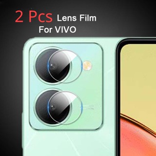 ฟิล์มกระจกนิรภัยกันรอยเลนส์กล้อง ด้านหลัง HD นิ่ม สําหรับ VIVO Y27 Y36 Y35 Y22 Y22S Y16 Y02S Y02 V29 Lite V27 V27E V25 V25E Y17 Y15 Y12 Y11