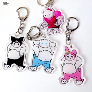 SANRIO พวงกุญแจ จี้การ์ตูน Melody Hello Kitty Kulomi สําหรับตกแต่งกระเป๋าเป้สะพายหลัง หูฟัง