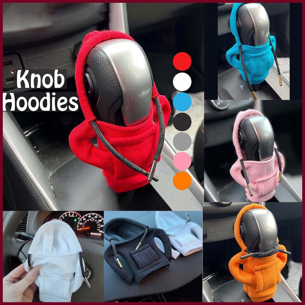 knob hoodies ปลอกหุ้มลูกบิดคันเกียร์รถยนต์ อุปกรณ์เสริม สําหรับตกแต่งภายในรถยนต์ SUV Van Truck haoyisth
